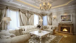 Интерьеры гостиной ампир