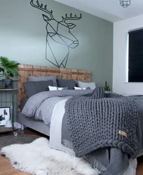 Plaid In The Bedroom Interior Photo