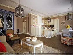 French kitchen living room design
