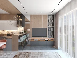 French kitchen living room design