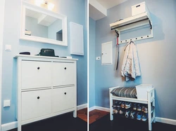 Ikea hemnes hallway in the interior