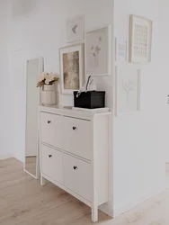 Ikea hemnes hallway in the interior