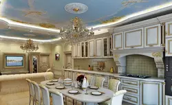 Baroque style in the kitchen interior