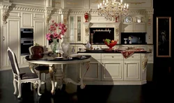Baroque style in the kitchen interior