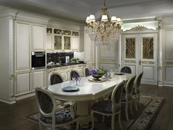 Baroque style in the kitchen interior