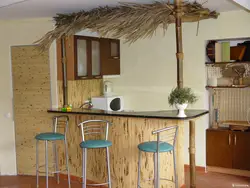 Bamboo kitchen interior photo