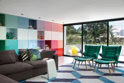 Colorful Living Room Photo