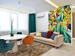 Colorful living room photo