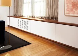 Battery in the living room interior