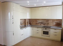 Kitchen interiors facades enamel