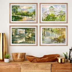 Paintings for living room interior nature