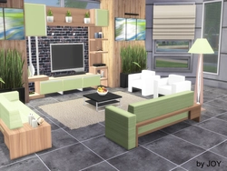 Ҳуҷраи зиндагӣ дар тарҳи Sims 4