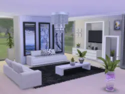 Ҳуҷраи зиндагӣ дар тарҳи Sims 4