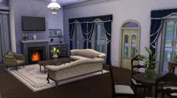 Ҳуҷраи зиндагӣ дар тарҳи Sims 4