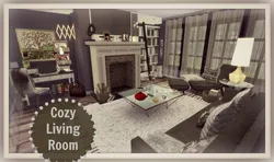 Ҳуҷраи зиндагӣ дар тарҳи Sims 4