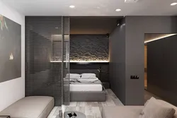 Bedroom design with bed divider