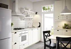IKEA kitchens in the interior are real white