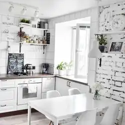 İnteryerdəki IKEA mətbəxləri əsl ağ rəngdədir