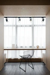 Loft style tulle in the kitchen photo