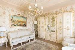 Living room interior rococo