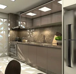 Kitchen with coffee milk design photo