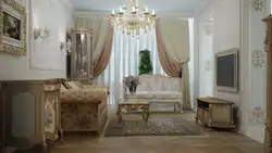Гостиная в стиле рококо фото