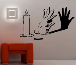 Design drawings in the apartment on the walls in
