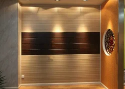 Hallway design mdf walls