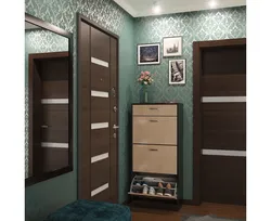 Daxili fotoşəkildə wenge koridoru