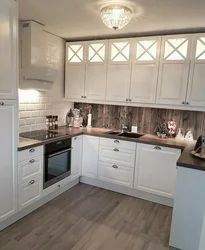 Ikea budbin gray kitchen in the interior