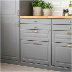 Интерьердегі ikea budbin сұр ас үй