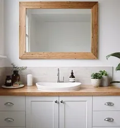 Bathtubs With Wooden Countertop Photo