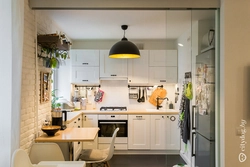 Kitchen in Khrushchev, Scandinavian design