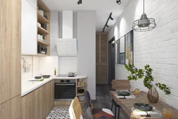 Kitchen in Khrushchev, Scandinavian design