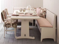 Beige Sofa For The Kitchen Photo
