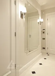 Mirrors in the interior of a small hallway photo
