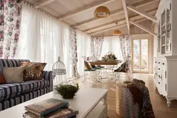 Kənddə Mətbəx Qonaq Otağı Dizaynı