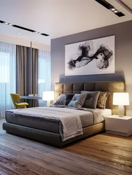 Modern style in the bedroom interior