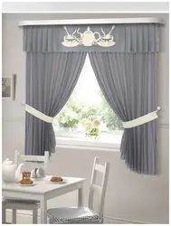 Curtains For The Kitchen With Tiebacks Photo