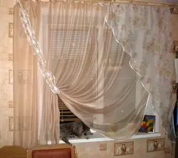 Шторы для кухні з падхватамі фота