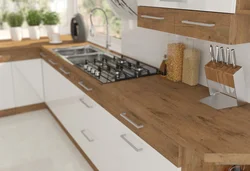 Wotan oak in the kitchen interior photo