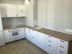 Wotan oak in the kitchen interior photo