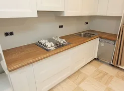 Wotan oak in the kitchen interior photo