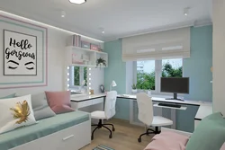 Bedroom design for two teenage girls