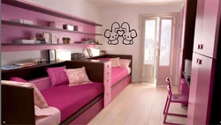 Bedroom Design For Two Teenage Girls