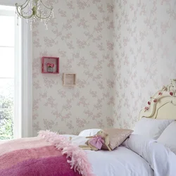 Floral bedroom interior