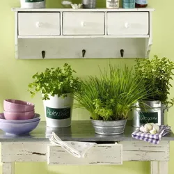 Flower in the kitchen design