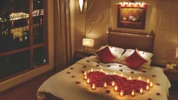 Romantik yotoqxona fotosurati