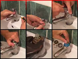Change bathroom faucet photo