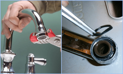 Change bathroom faucet photo
